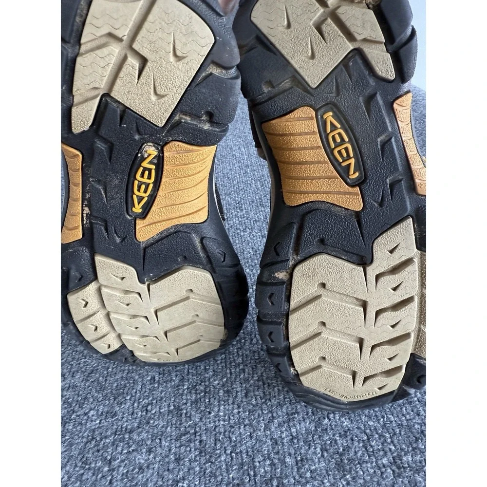 Keen Newport H2 Sandal Gray/Yellow/Tan Mens 8 Hiking Waterproof‎ #3-1